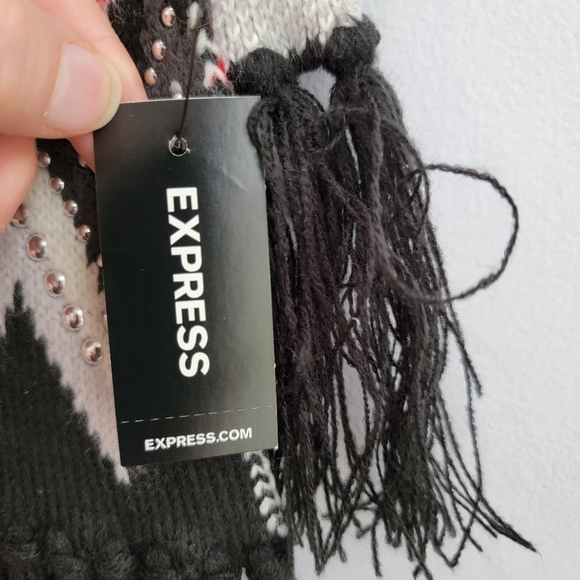 NWT Express Zig Zag Stripe Scarf - Picture 4 of 5